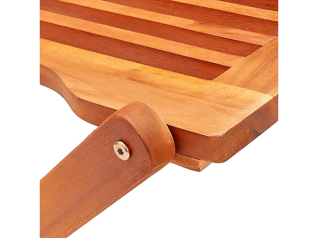 Chaises de jardin pliables 6 pcs Bois d'eucalyptus massif