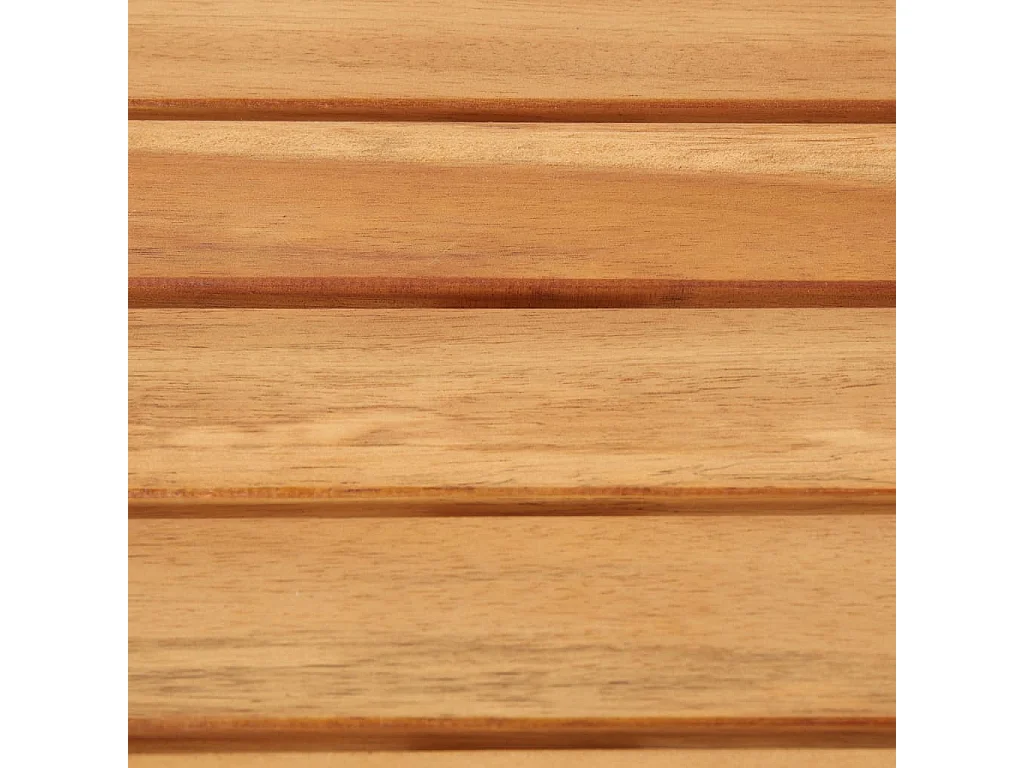 Barstoelen set van 4 massief acaciahout/roestvrij staal