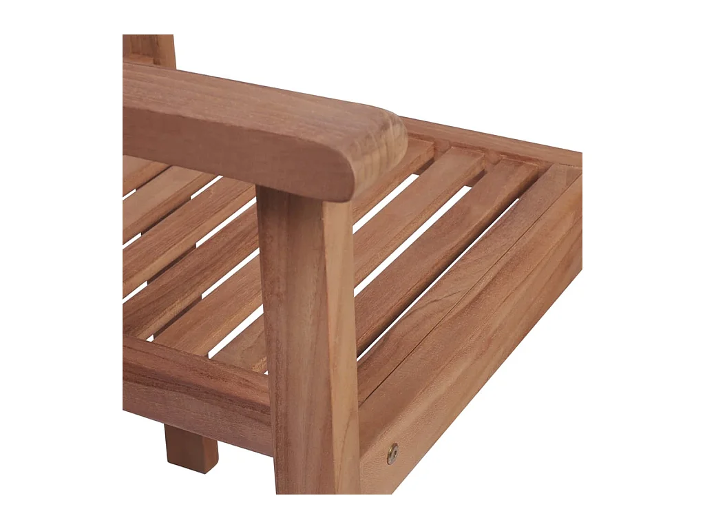 Chaises de jardin empilables avec coussins 6 pcs Teck solide