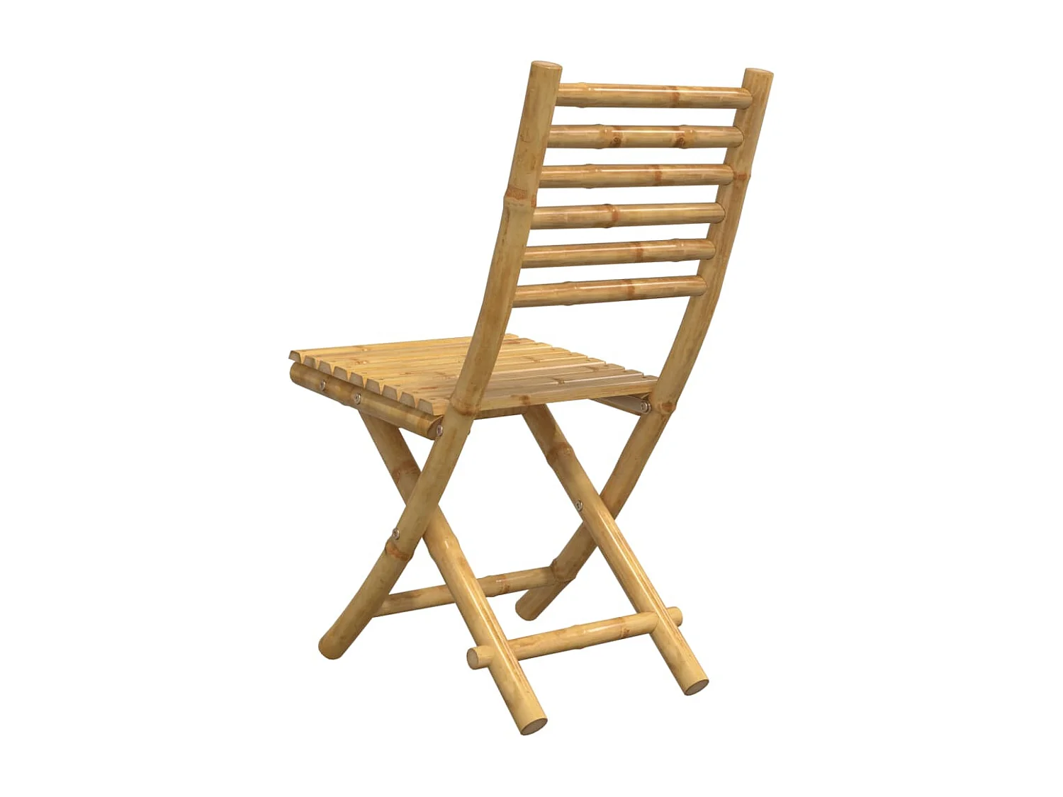 Chaises pliables de jardin lot de 6 43x54x88 cm bambou