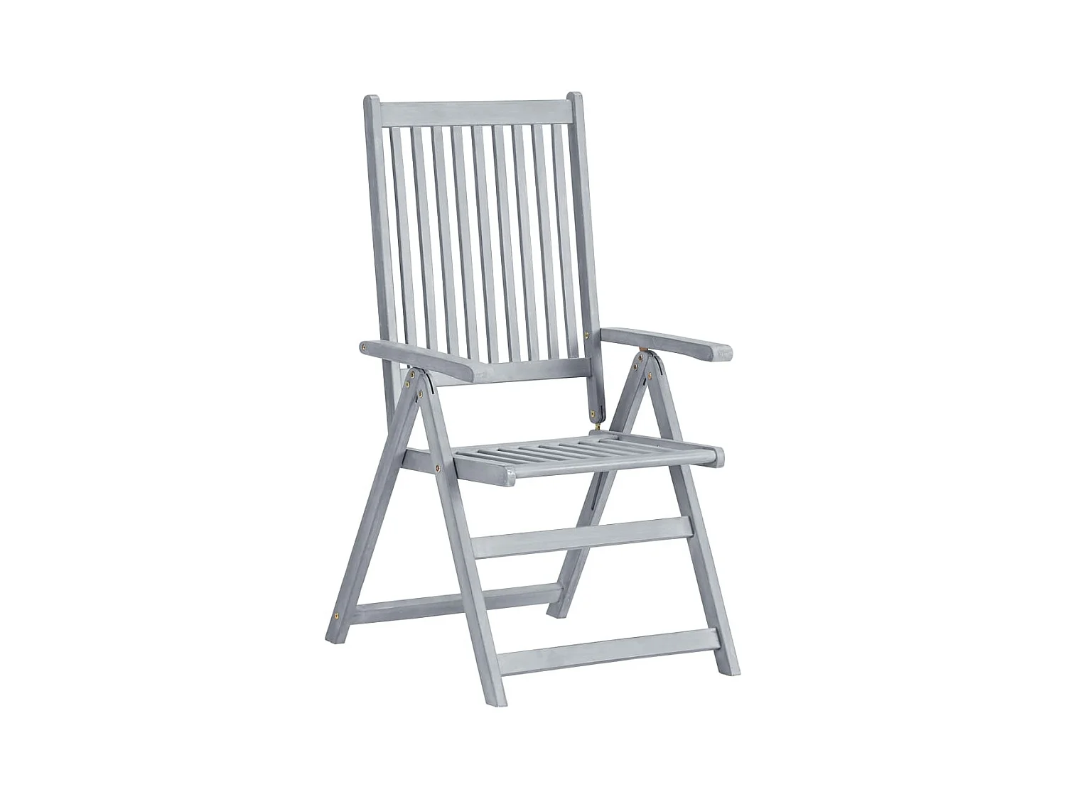 Chaises inclinables de jardin 6 pcs avec coussins Bois d'acacia