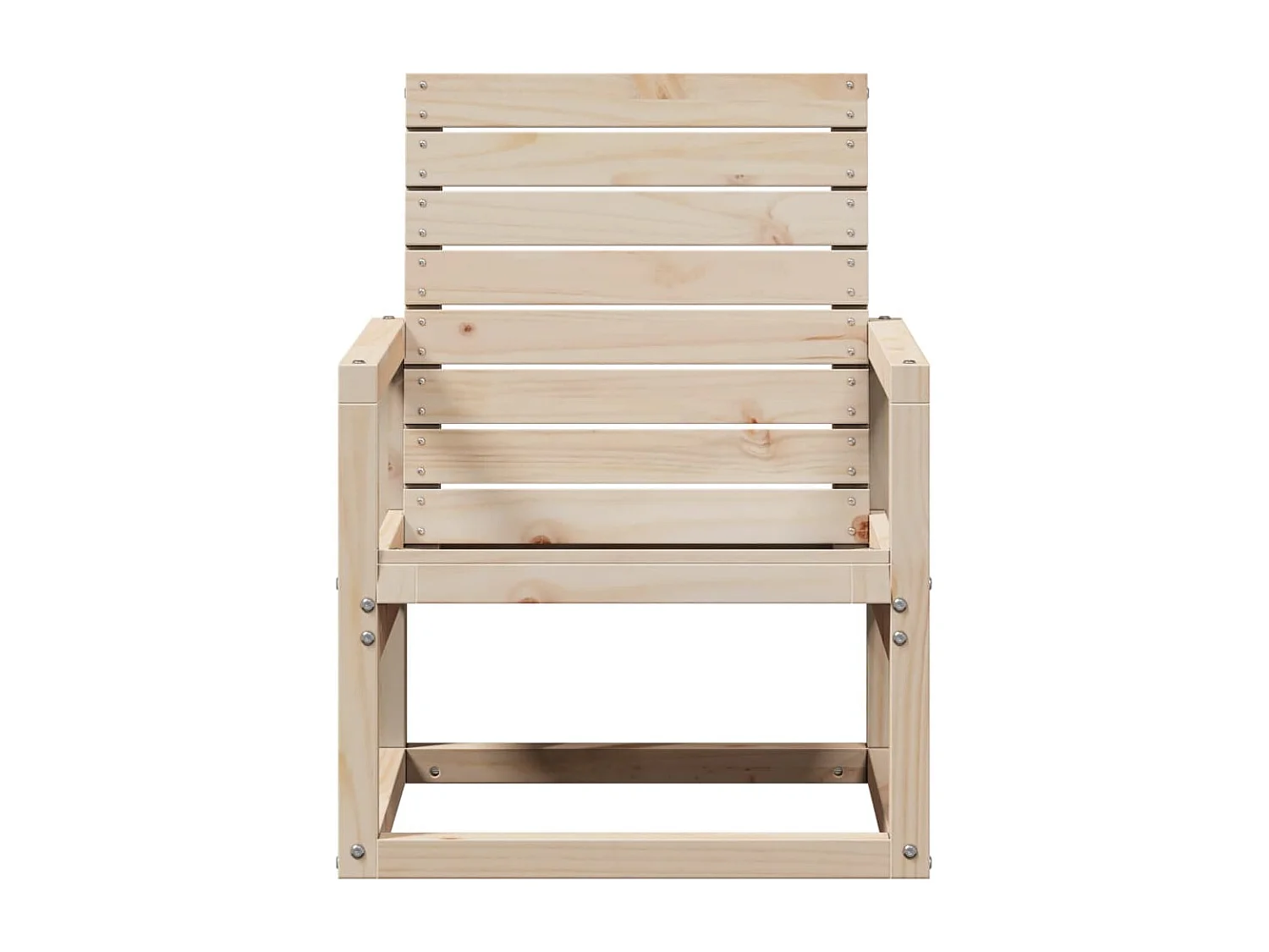 Chaise de jardin 57,5x63x76 cm bois de pin massif