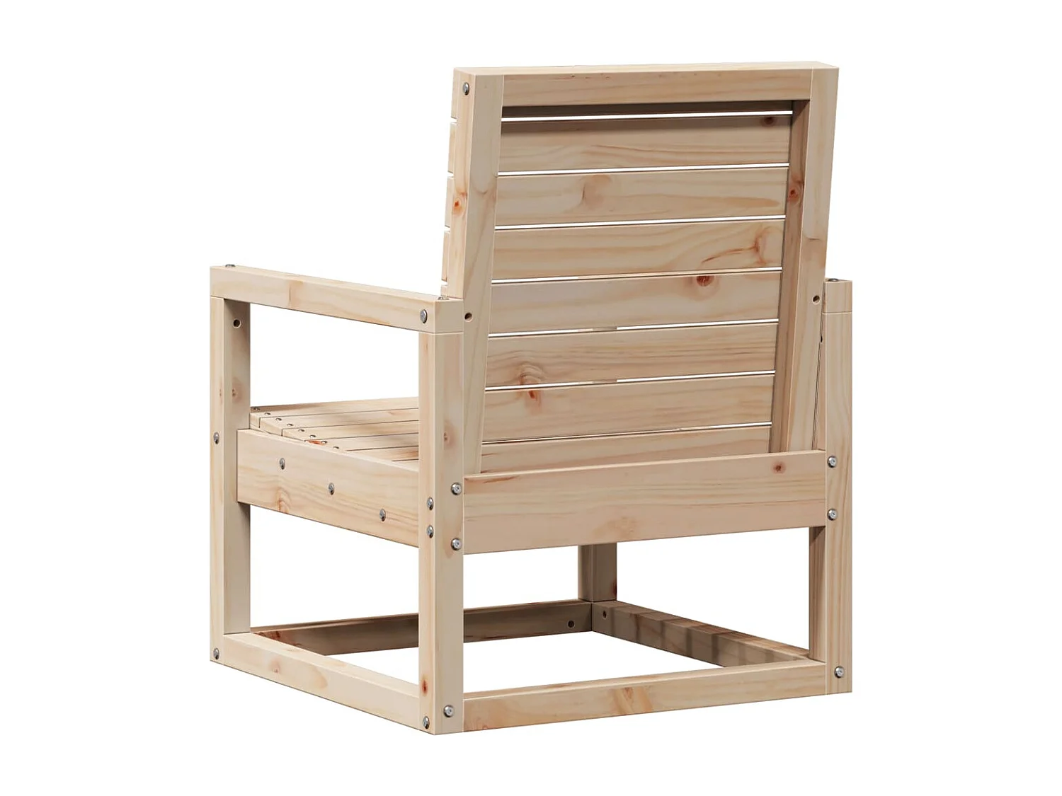 Chaise de jardin 57,5x63x76 cm bois de pin massif