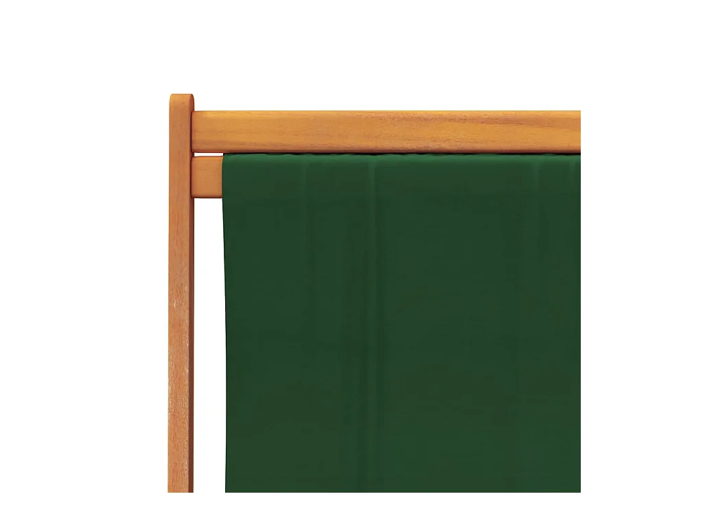 Opvouwbare strandstoelen set van 2 groene stof