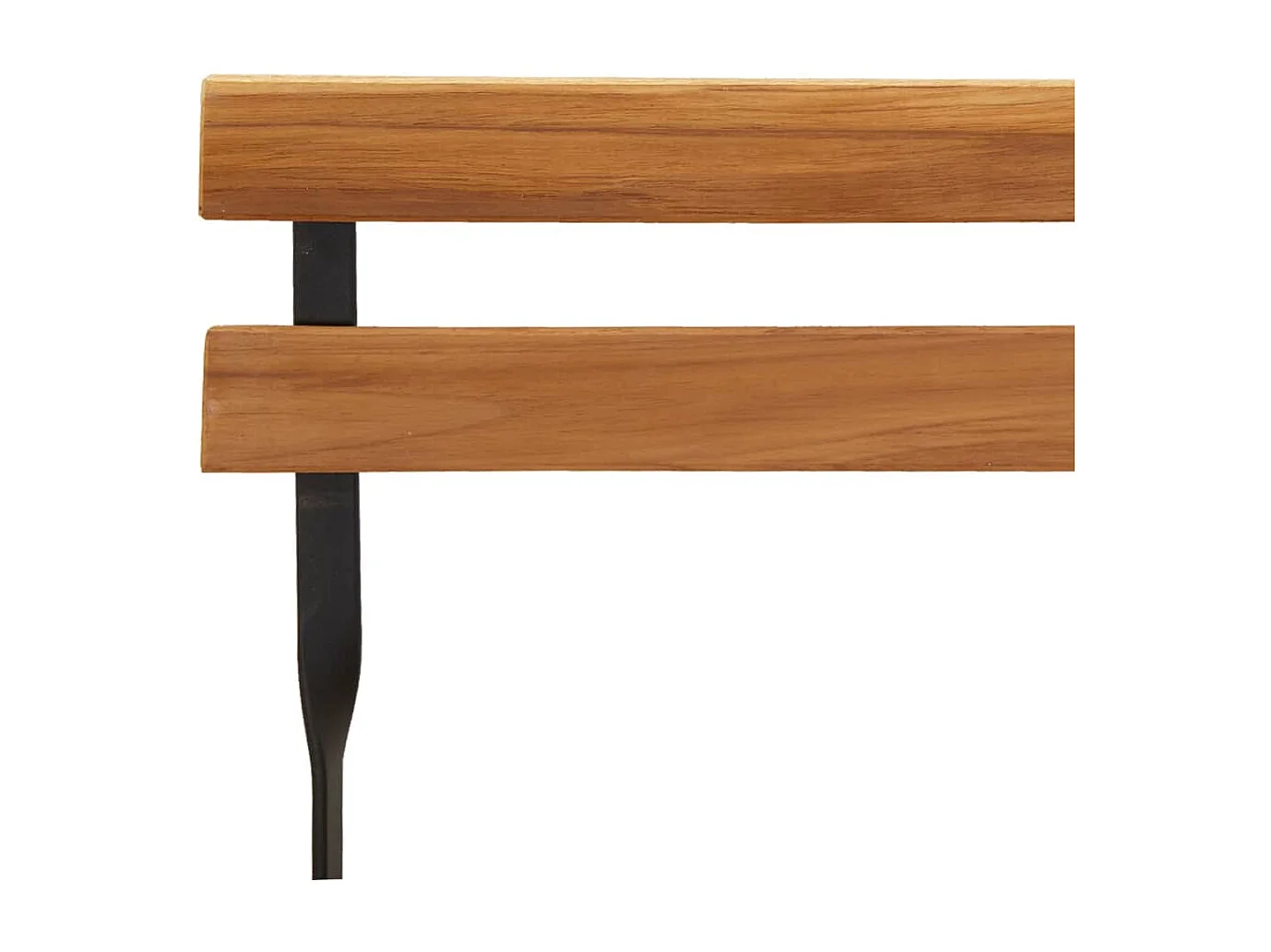 Set di 4 sedie da bistrot pieghevoli. Legno massello di teak e acciaio