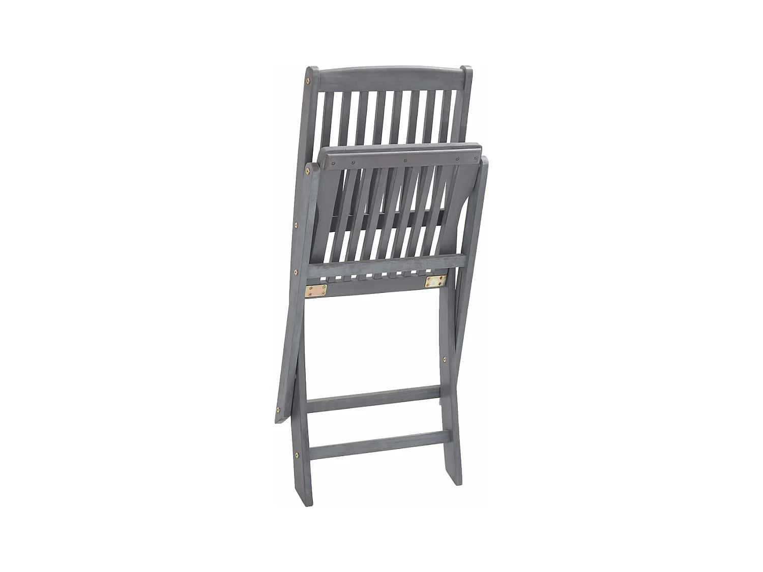 Chaises pliables d'extérieur 6 pcs avec coussins Bois d'acacia
