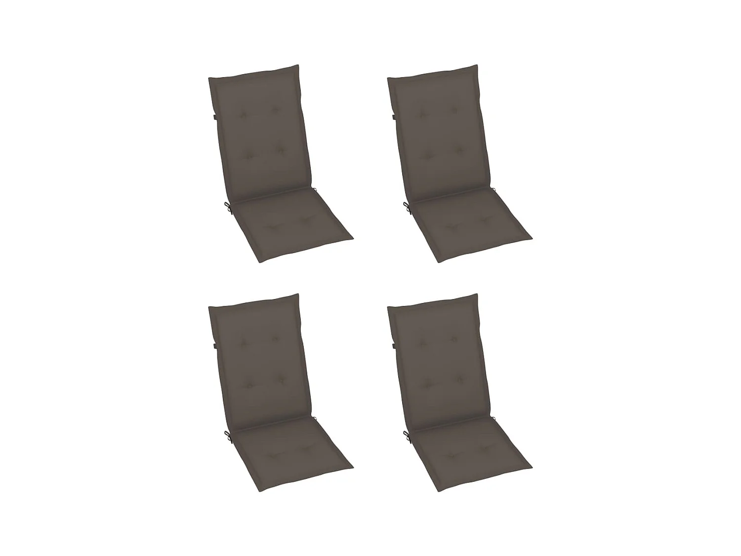 Chaises inclinables de jardin 3 pcs avec coussins Bois d'acacia