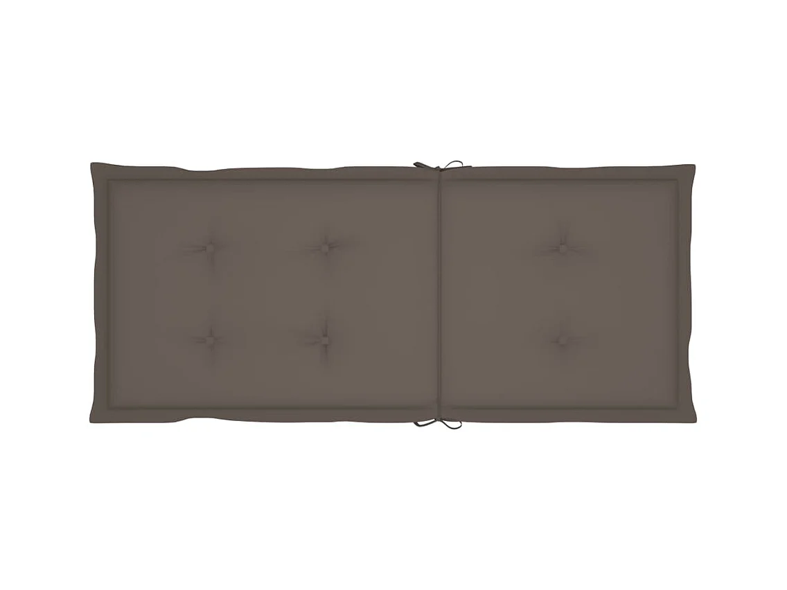 Chaises inclinables de jardin 3 pcs avec coussins Bois d'acacia