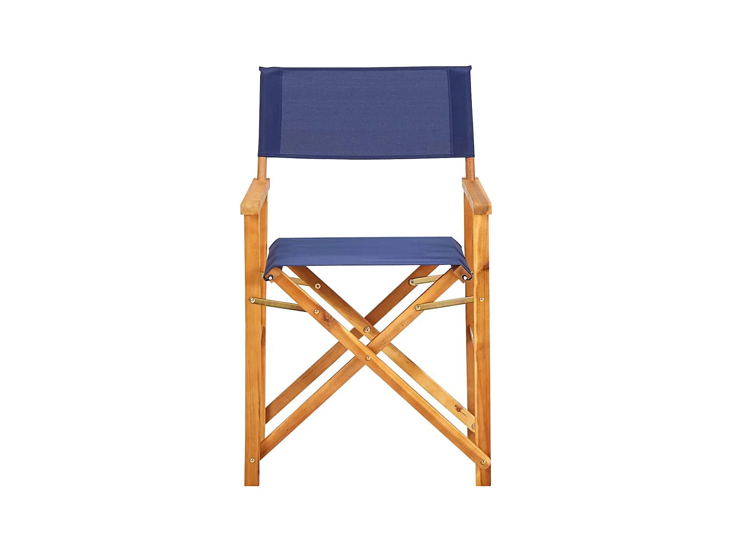 Regisseursstoel massief blauw acaciahout