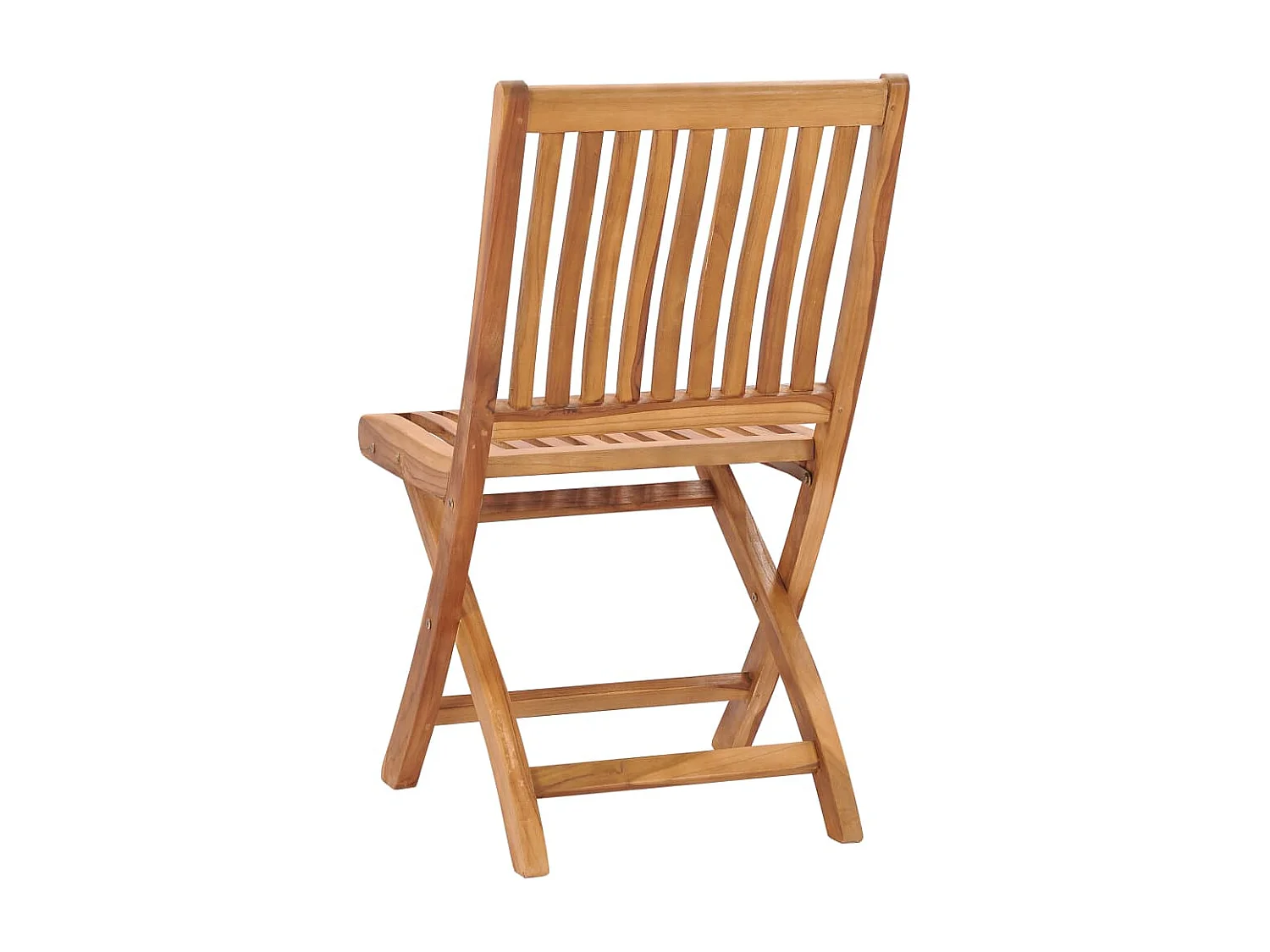 Klappbare Gartenstühle 4 Stk. Massives Teakholz