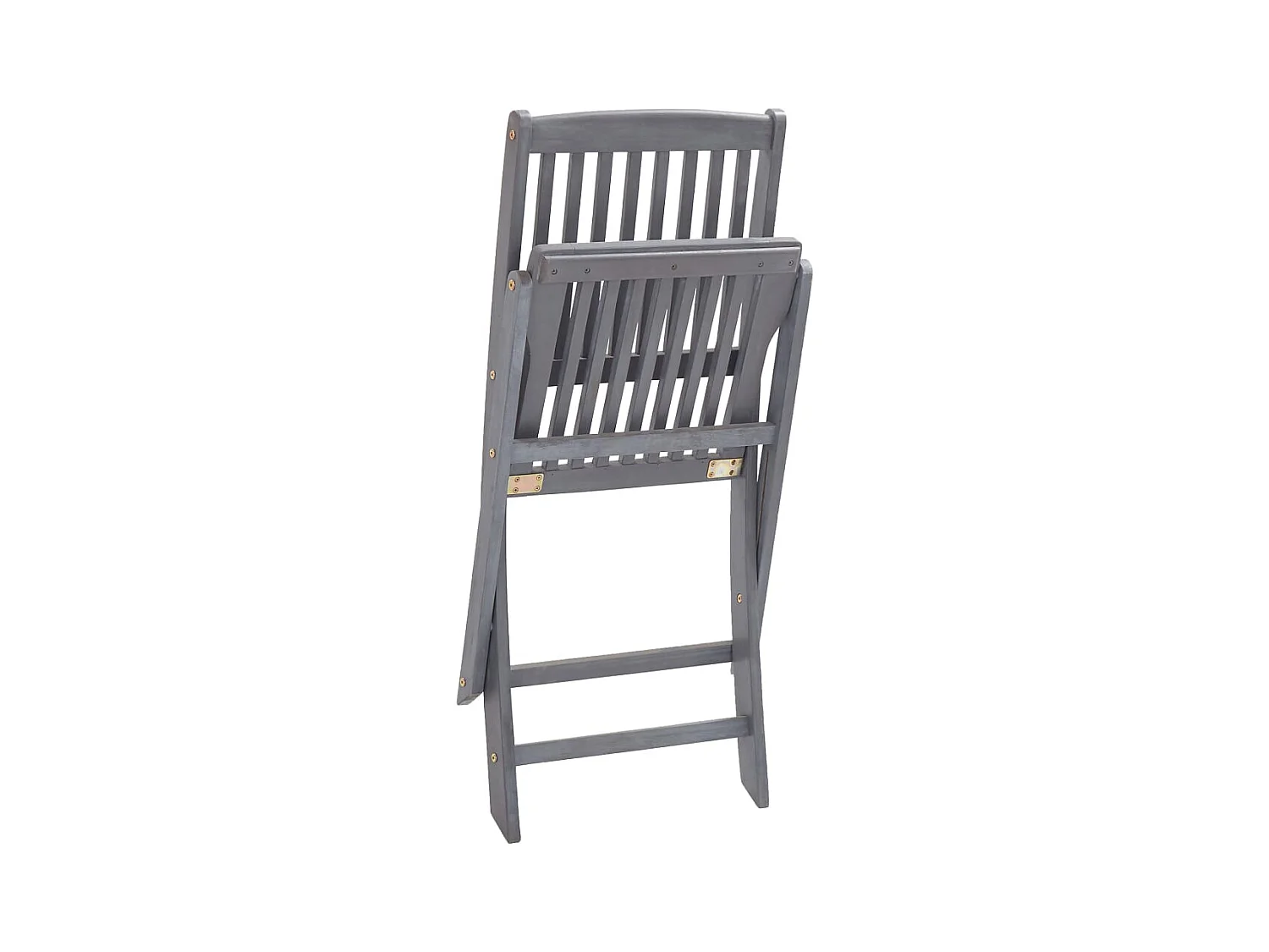 Outdoor klapstoelen 2 stuks met kussens van acaciahout