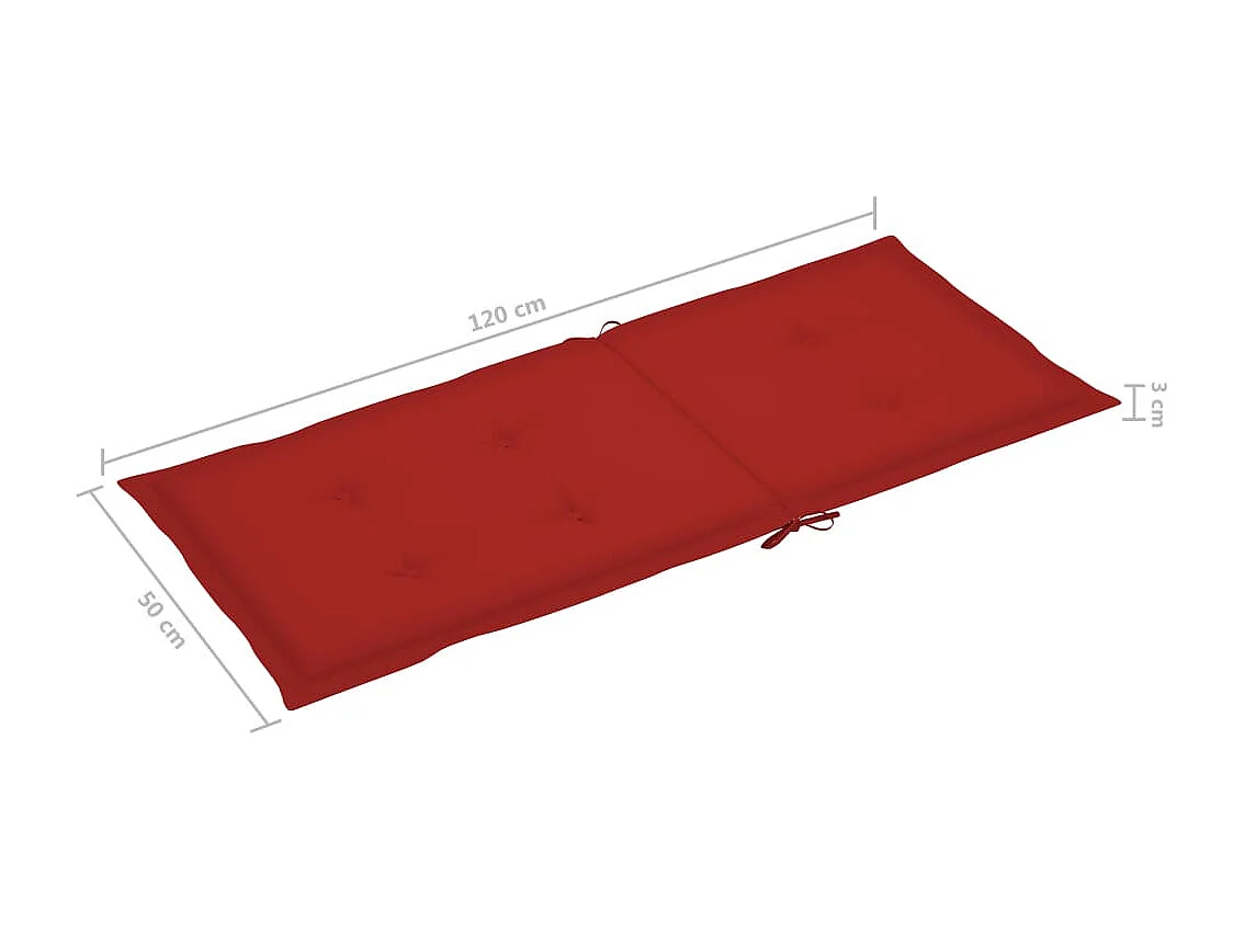 Sedie da giardino reclinabili 4 pz con cuscini Legno di acacia