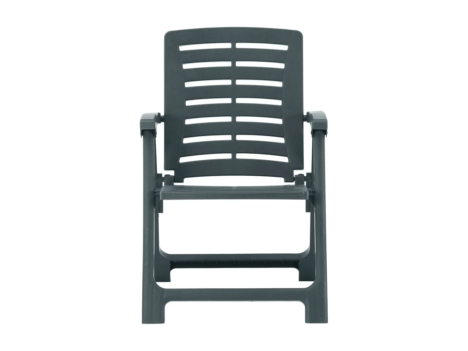 Tuinstoelen 2 stuks Kunststof Groen