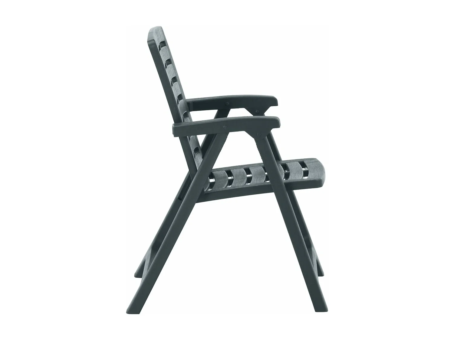 Tuinstoelen 2 stuks Kunststof Groen