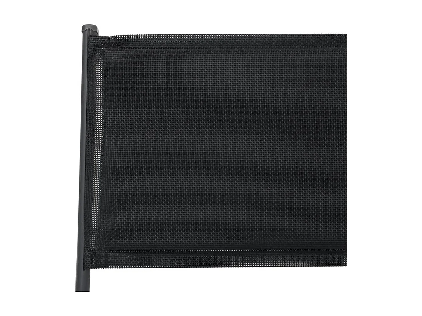 Chaises de jardin pliables 4 pcs Acier et textilène