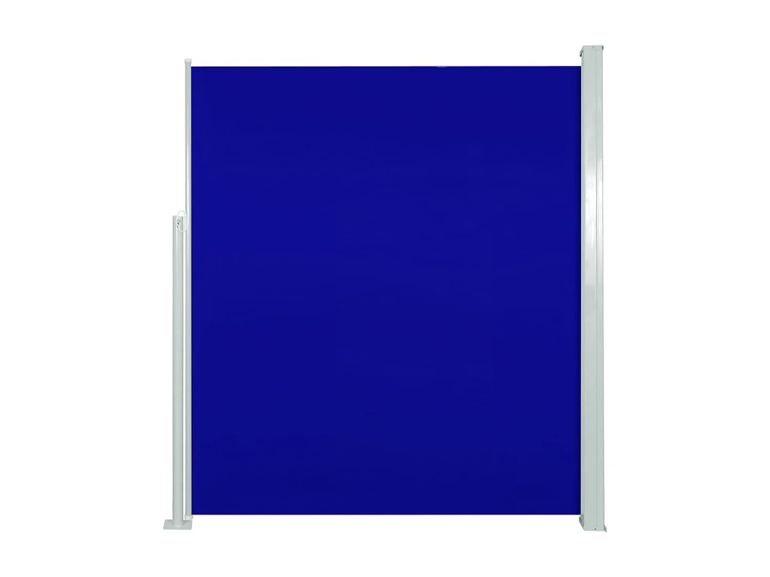 Toldo lateral retrátil para pátio 160x300 cm azul