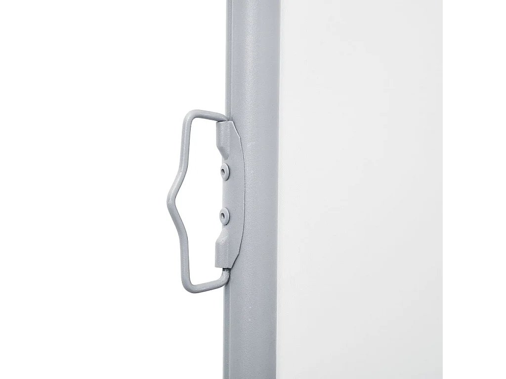 Tenda laterale doppia per patio retrattile 170x600 cm Crema