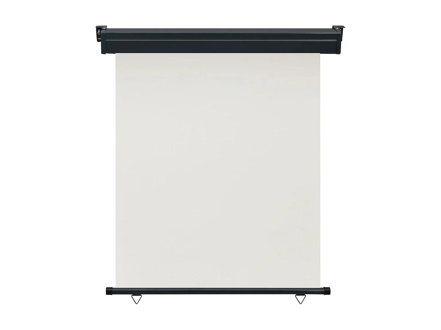 Toldo lateral para balcón 140x250 cm Crema