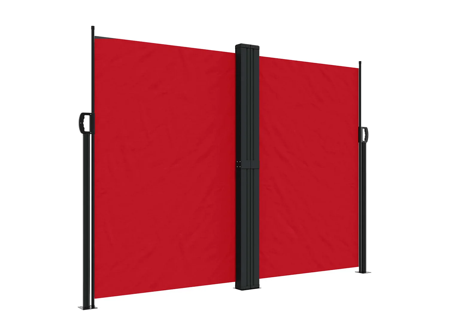 Tenda laterale retrattile rossa 180x1000 cm
