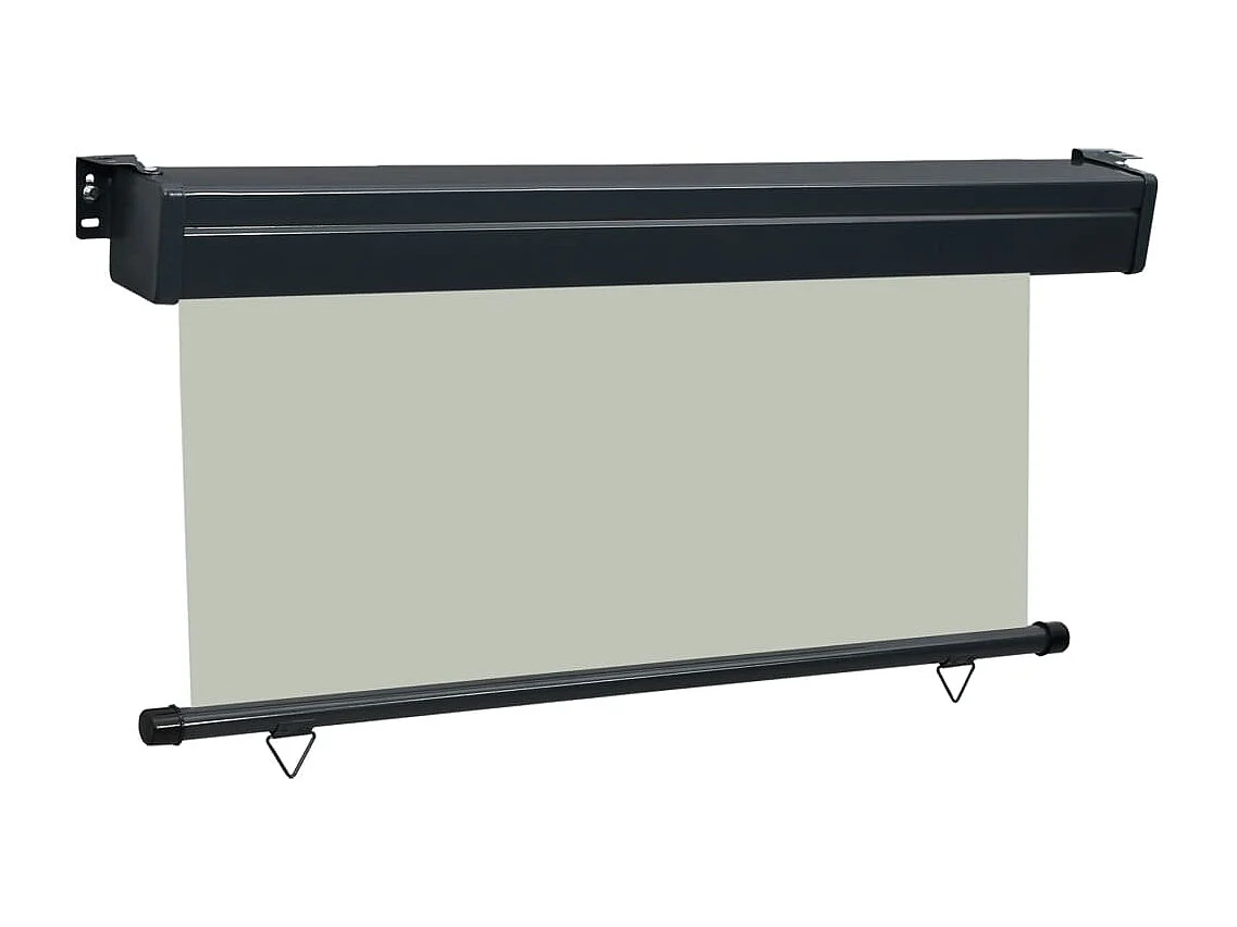 Toldo lateral para balcón 160x250 cm Gris