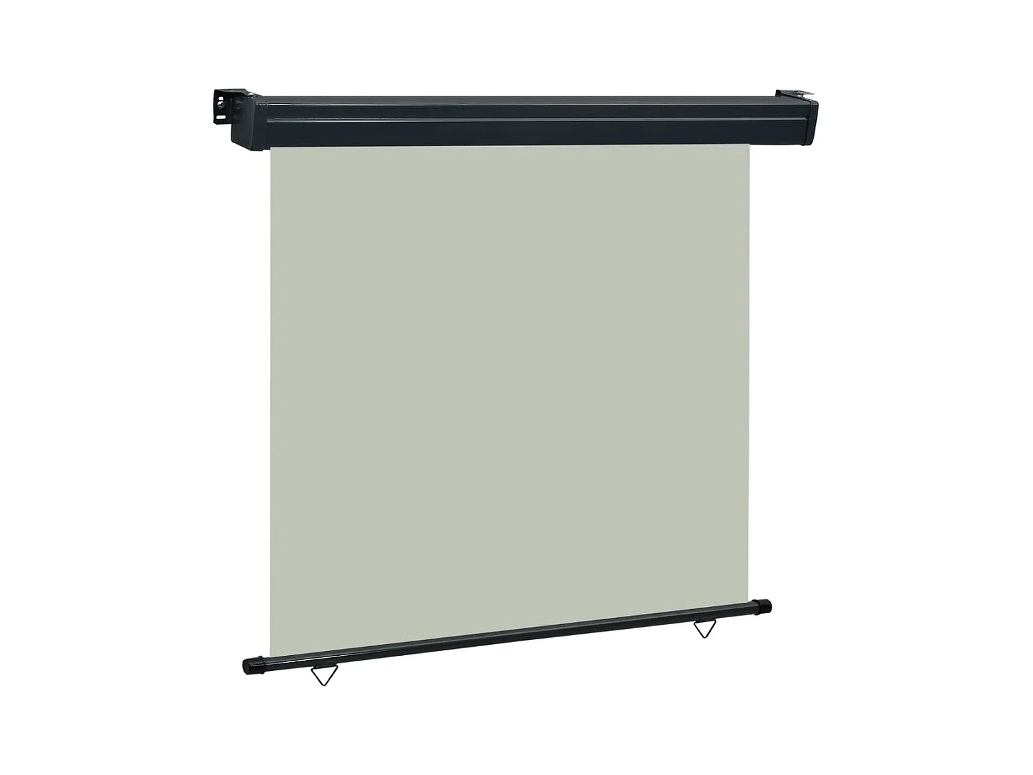 Auvent latéral de balcon 160x250 cm Gris
