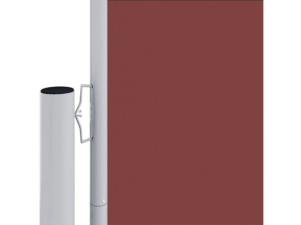 Toldo lateral retrátil marrom 200x1000 cm