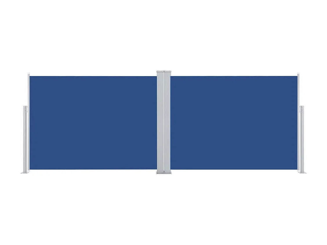 Toldo lateral retráctil Azul 120 x 1000 cm