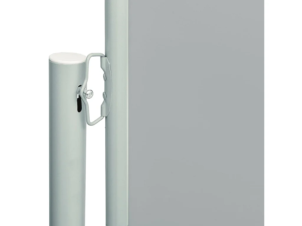 Uitschuifbare zijterraszonwering 200x600 cm Grijs