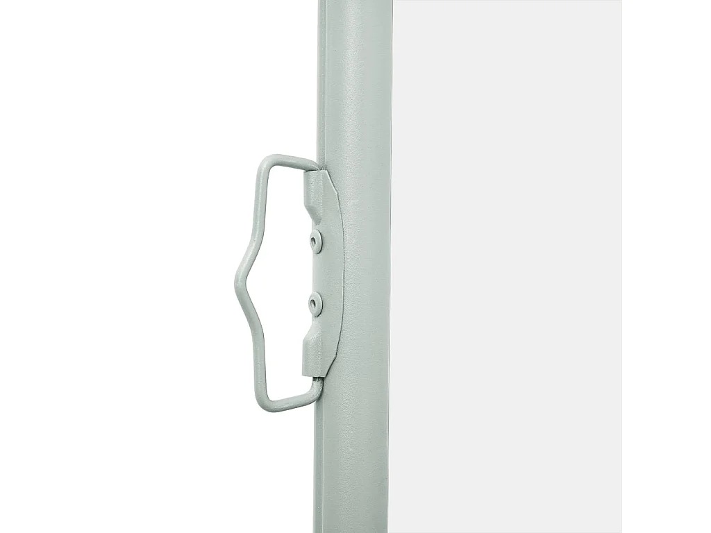 Auvent latéral rétractable de patio 600x160 cm Crème
