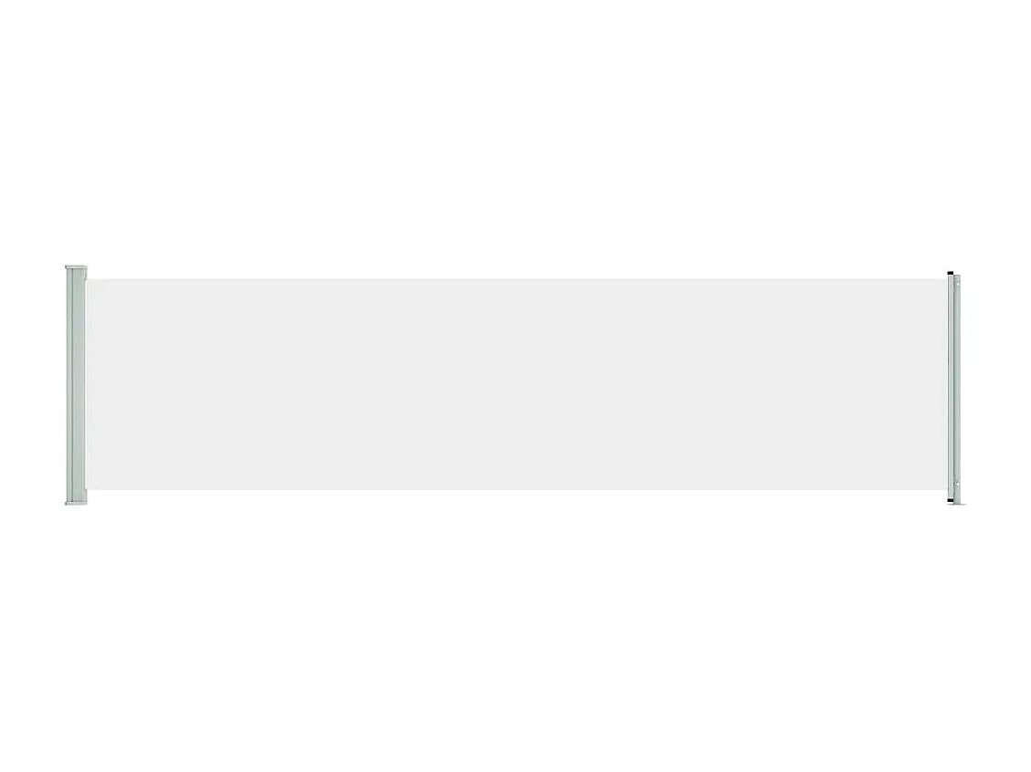 Uitschuifbare zijterraszonwering 600x160 cm Crème