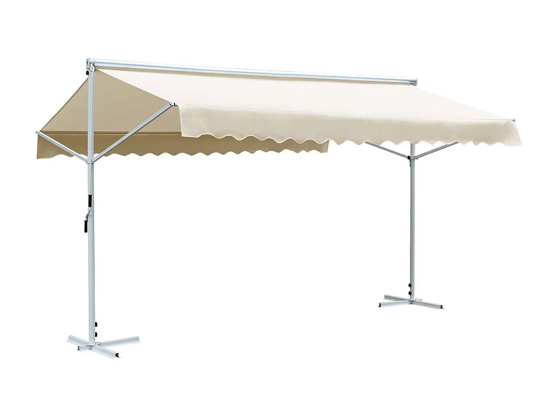 Toldo independiente 500 x 300 cm Crema