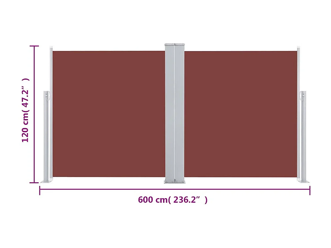 Toldo independiente 500 x 300 cm Crema
