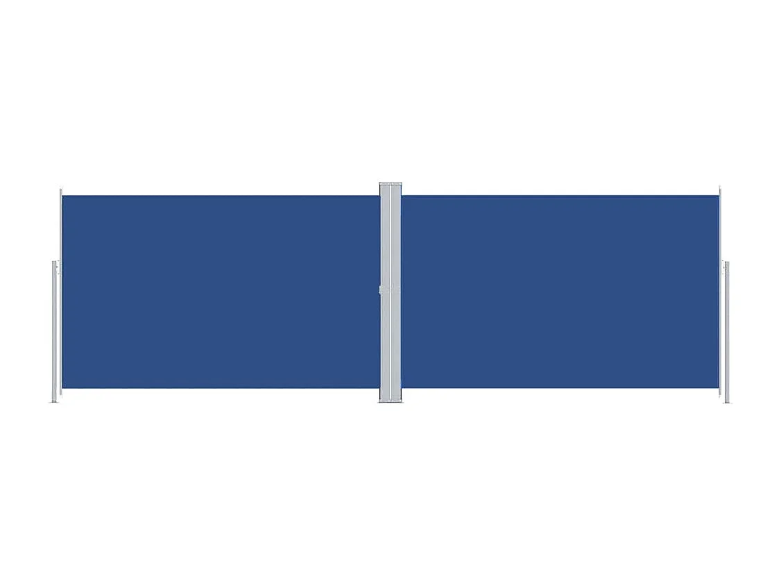 Toldo lateral retráctil Azul 220x600 cm