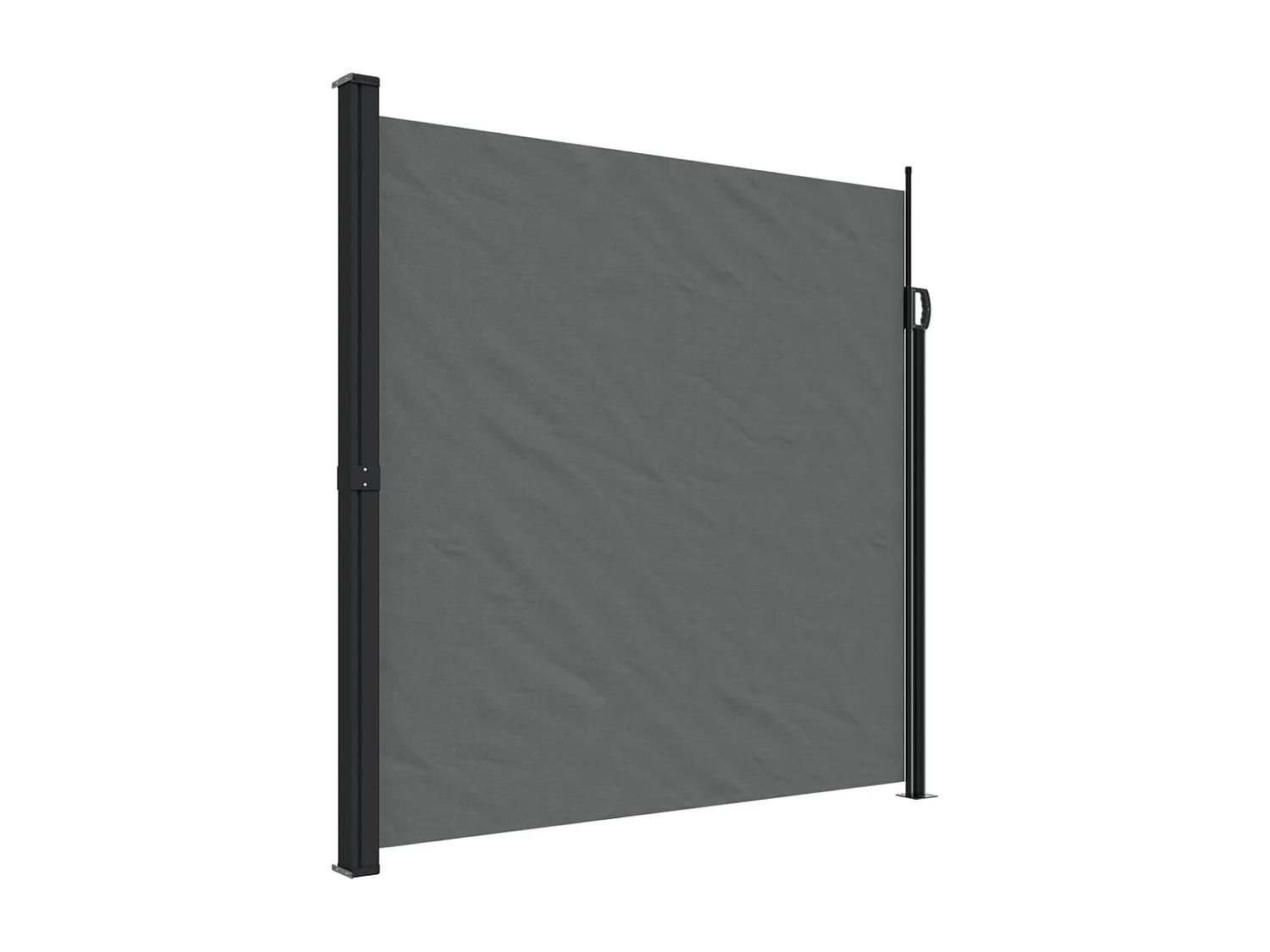 Auvent latéral rétractable anthracite 200x600 cm