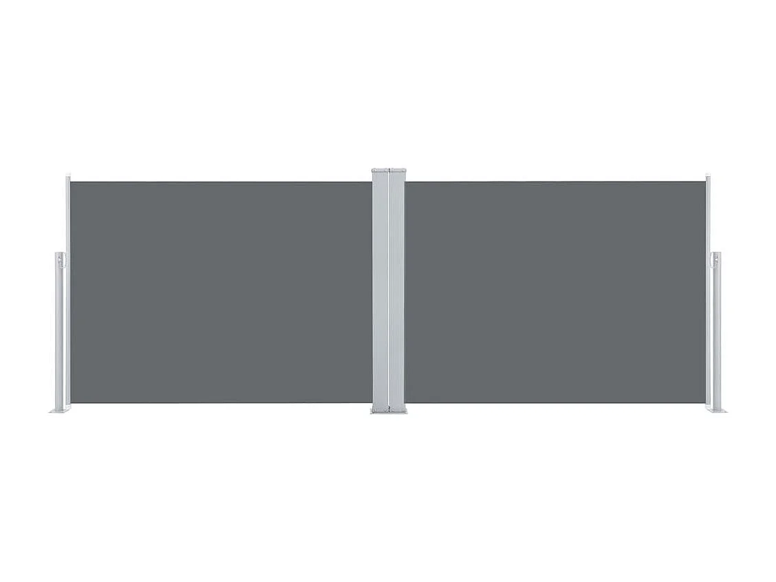 Toldo lateral retráctil Antracita 120 x 1000 cm