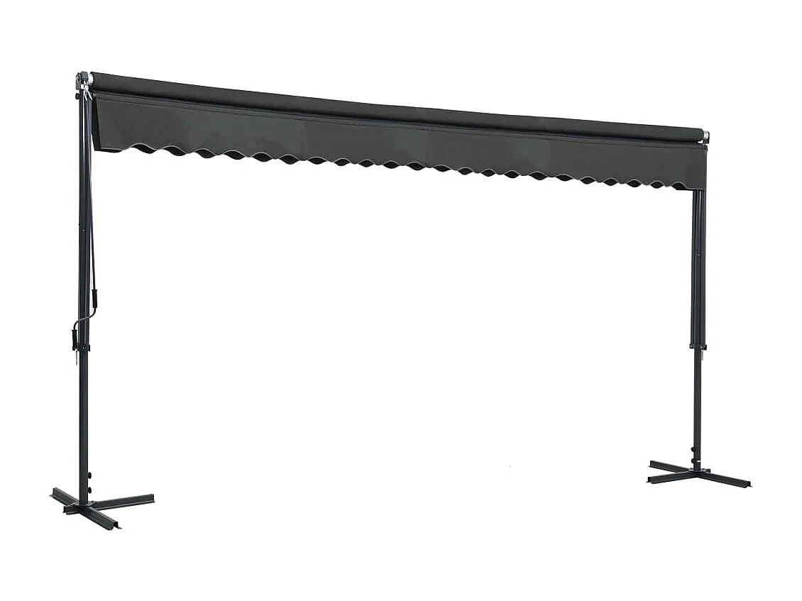 Staande luifel 500 x 300 cm Antraciet