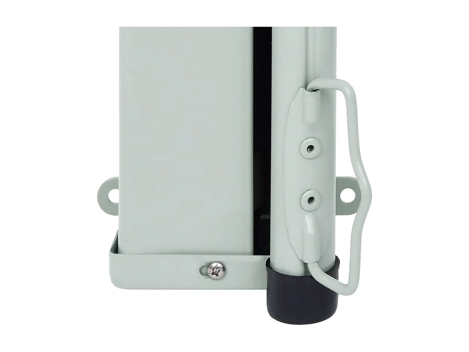 Uitschuifbare zijterraszonwering 200x500 cm Grijs