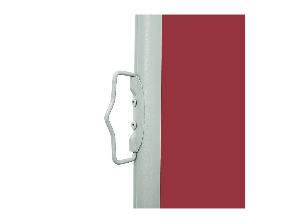 Uitschuifbare zijterraszonwering 600x160 cm Rood