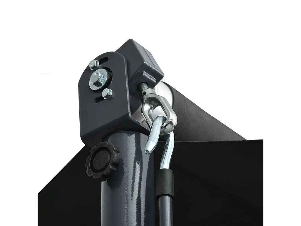 Auvent sur pied 300 x 300 cm Anthracite