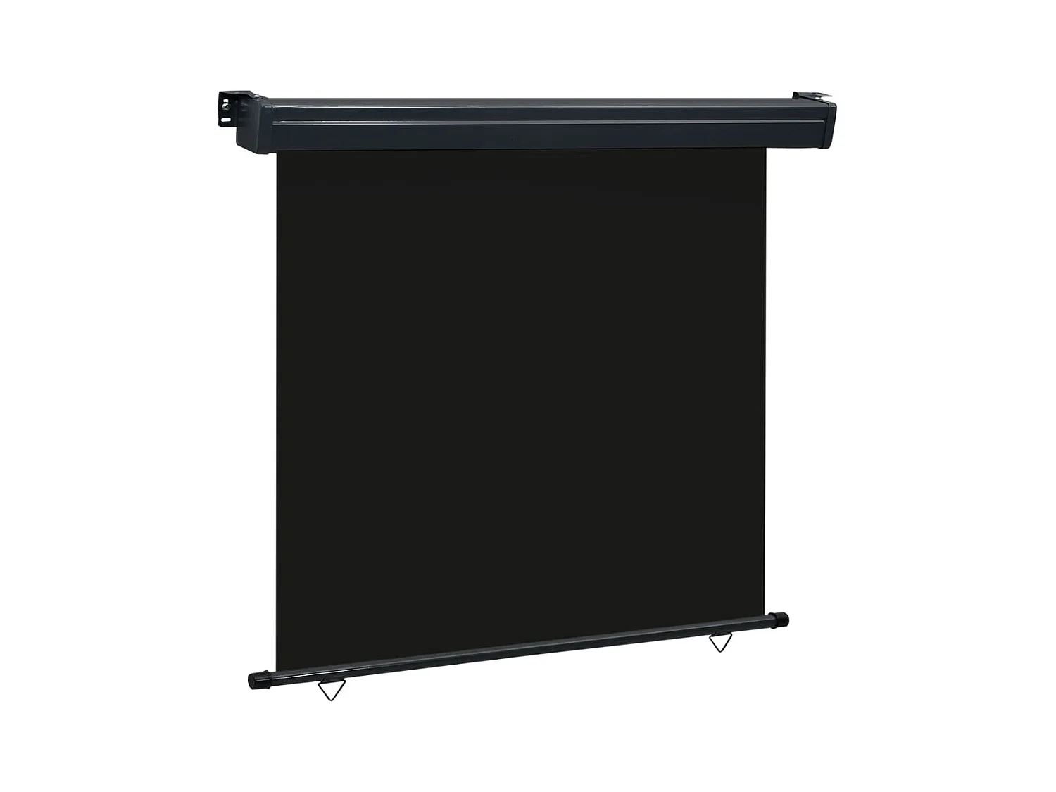 Auvent latéral de balcon 170x250 cm Noir