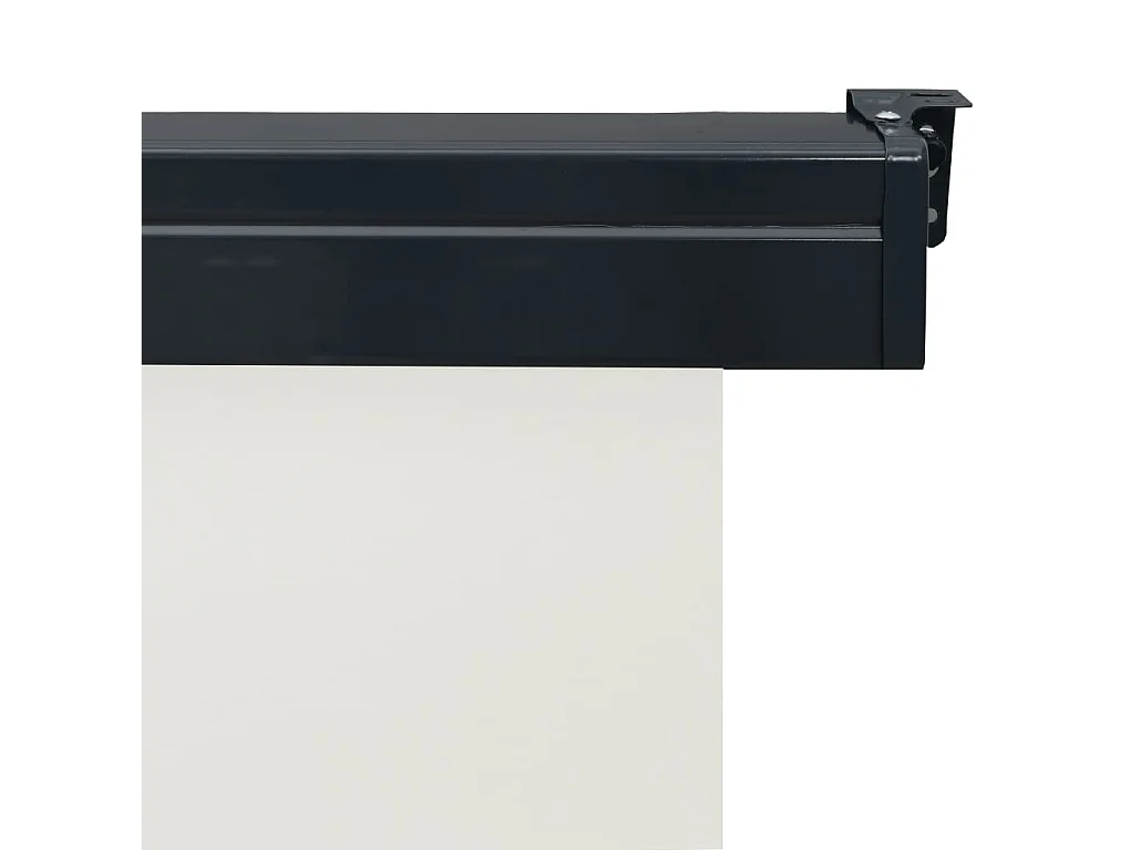 Auvent latéral de balcon 65x250 cm Crème