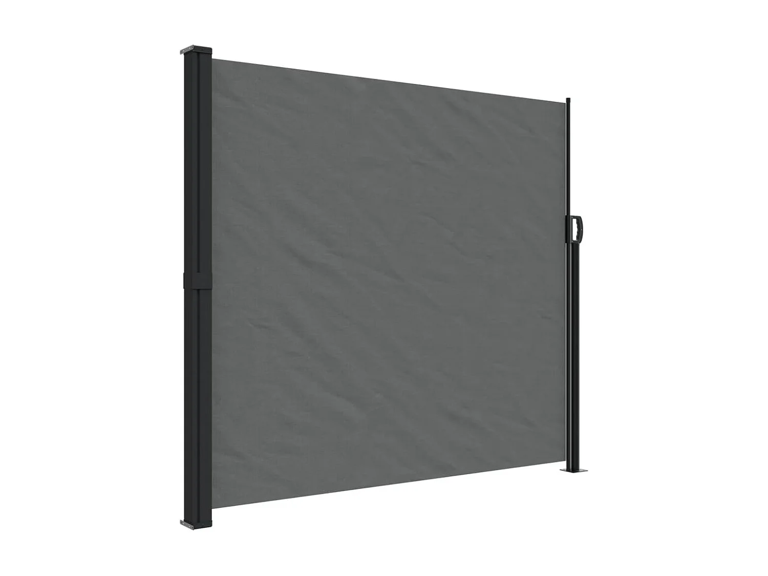 Toldo lateral retrátil antracite 180x600 cm