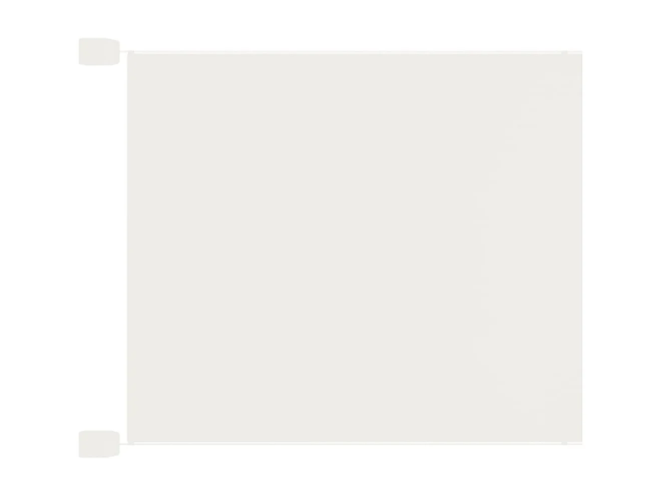 Toldo vertical branco 100x800 cm tecido Oxford