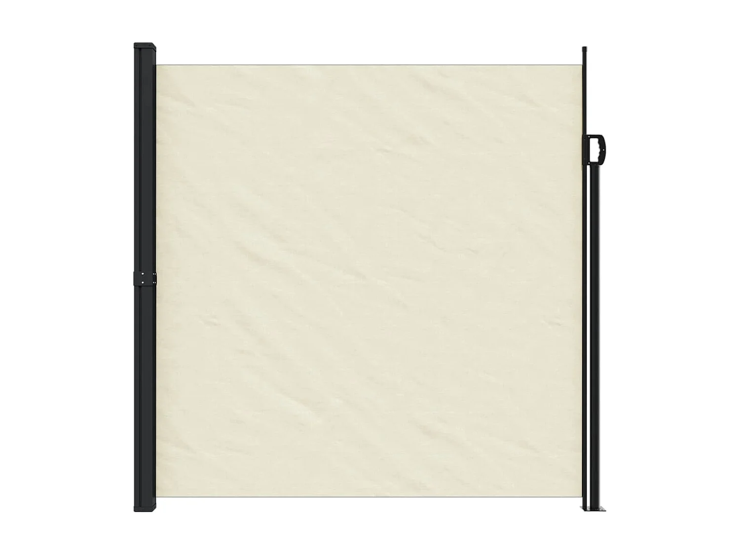 Tenda laterale retrattile panna 200x500 cm