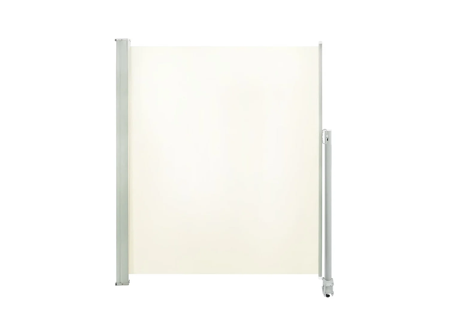 Uitschuifbare zijluifel 160 x 300 cm gebroken wit