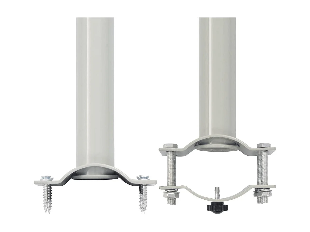 Auvent latéral rétractable de patio 160 x 300 cm Blanc cassé