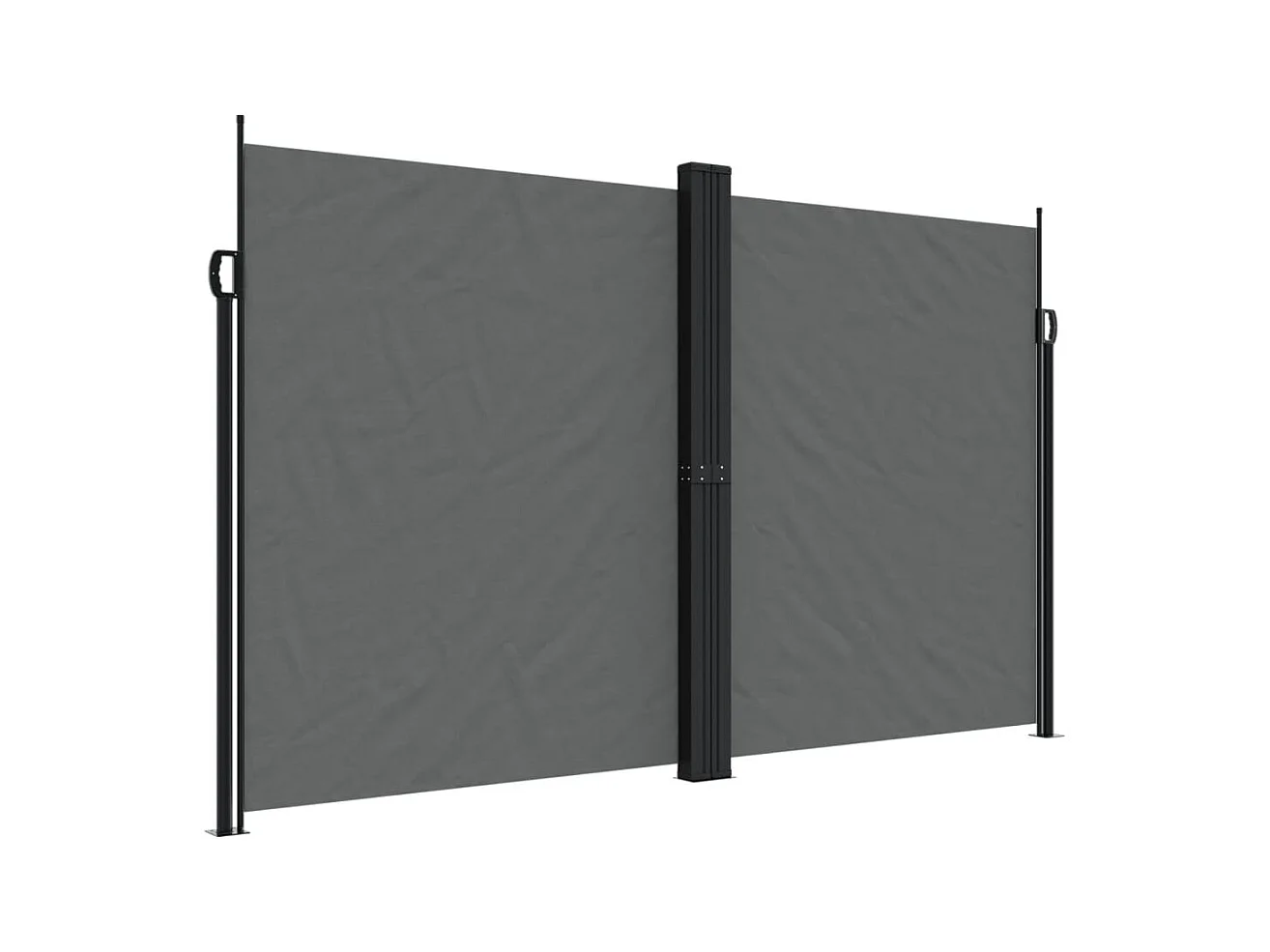 Auvent latéral rétractable anthracite 200x600 cm