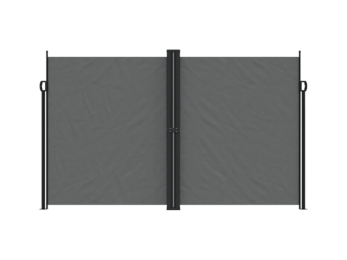 Auvent latéral rétractable anthracite 200x600 cm