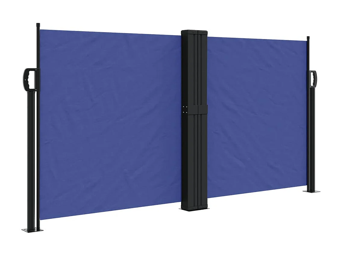 Tenda laterale retrattile blu 120x1200 cm