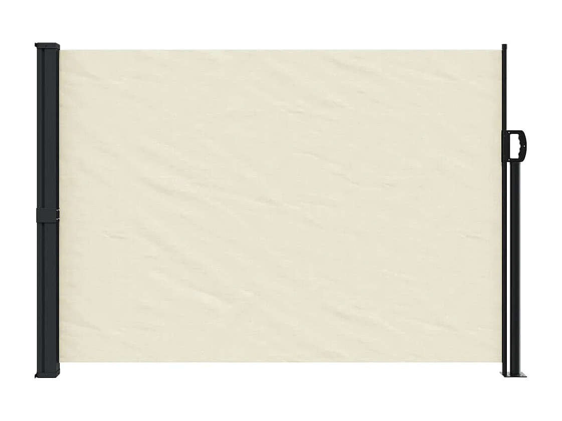 Crème uitschuifbare zijluifel 140x300 cm